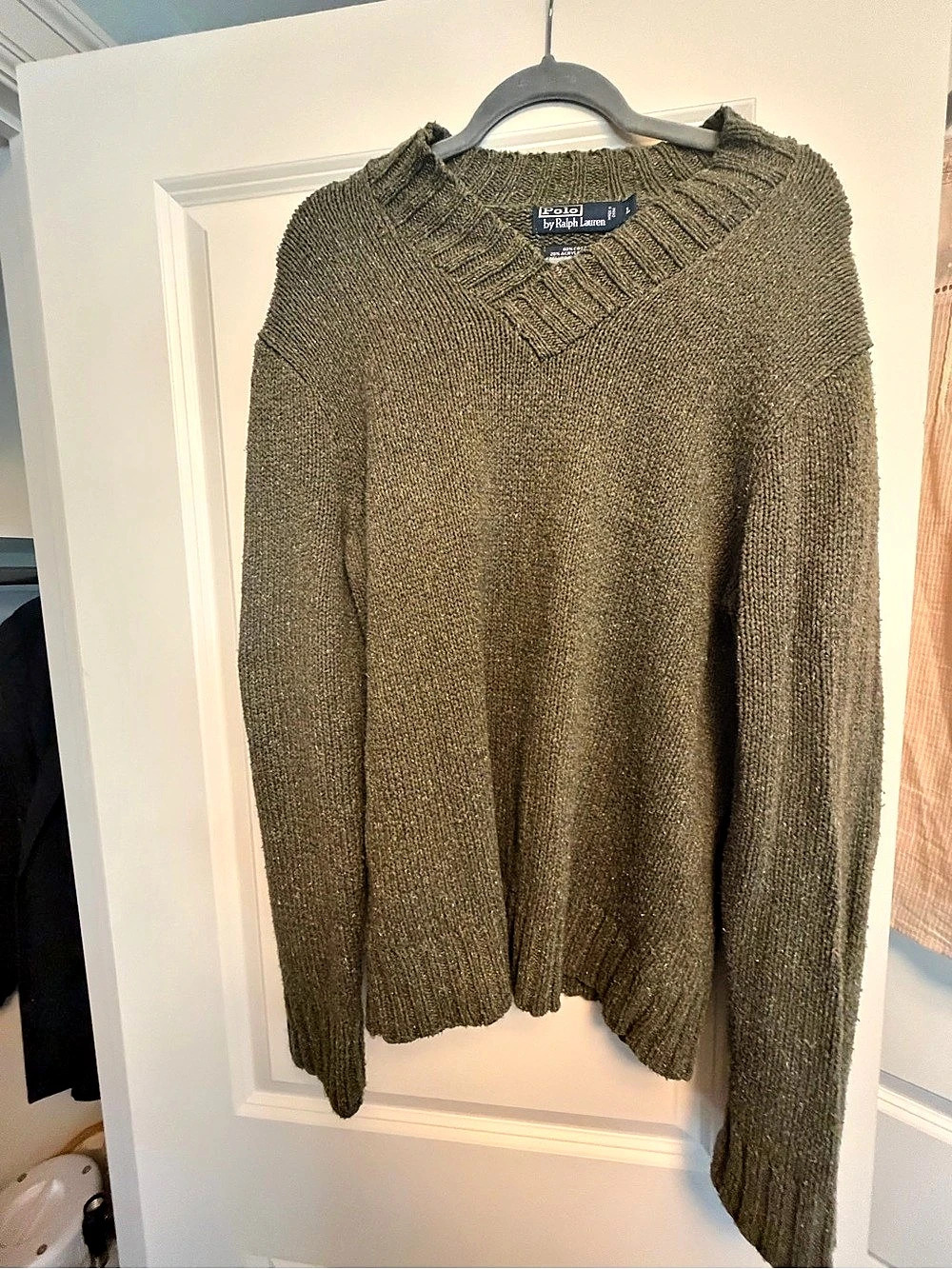 Vintage Polo by Ralph Lauren Wool Crewneck Sweater Size Large